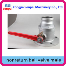 Nonreturn One Direction One Way Ball Valve Male